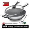 Saste 316 Stainless Steel Wok with Lid