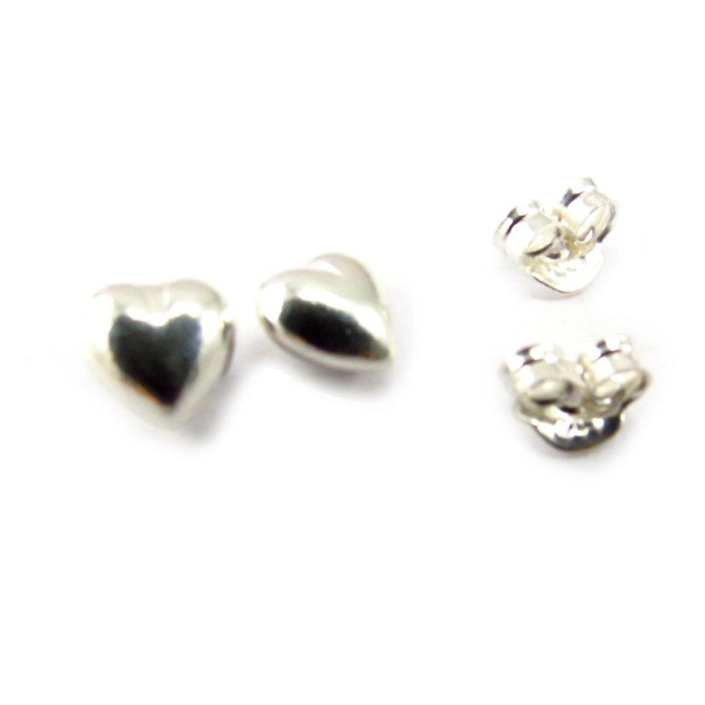 Les Trésors De Lily [K4738] - Silver 'Love' Earrings Silver/silver/