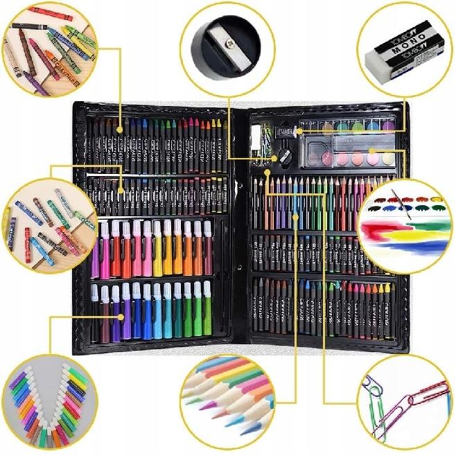 164-Piece Art Set For Painting And Drawing For Kids