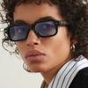 New Trend Square-Frame Arrow Sunglasses Retro Street Style Sunglasses With Sophisticated Appeal Classic Driving Shades