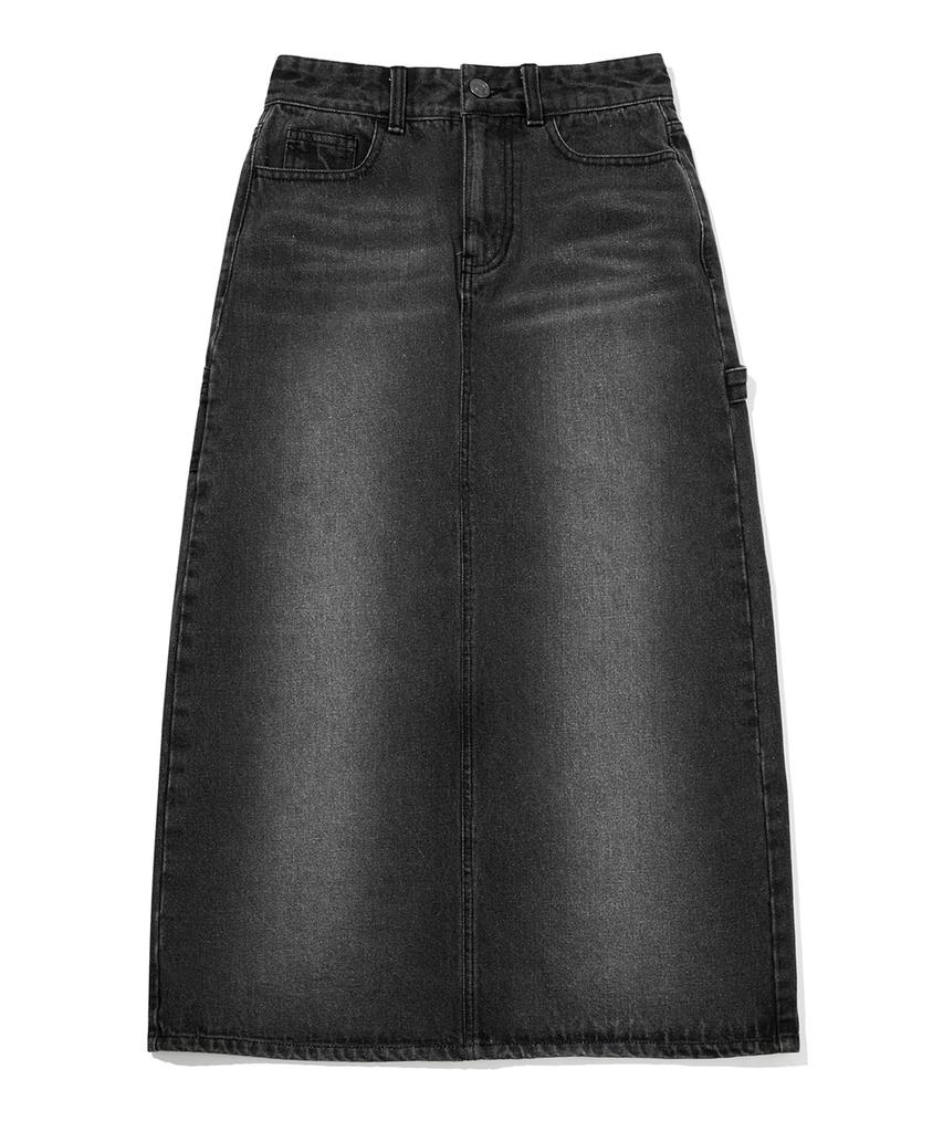 Code Graphy (Women) Denim Long Skirt_2 Colors