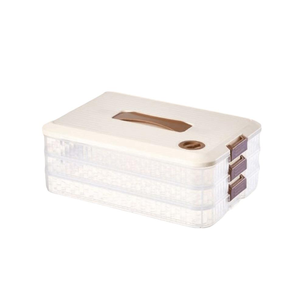 Fresh Keeping Freezer Box Large Capacity Wontons Box Food Grade Dumpling Storage Box  Home Kitchen