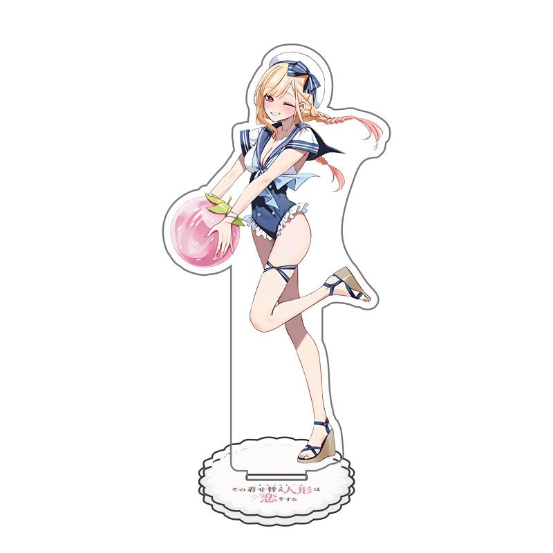 Anime My Dress Up Darling HD Acrylic Stand Figure Kitagawa Marin Gojo Wakana Model Plate Desk Decor Standing Sign Room Ornaments