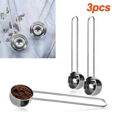 3PCS Coffee Measuring Spoon 304 Stainless Steel Kitchen Gadget for Tea Coffee