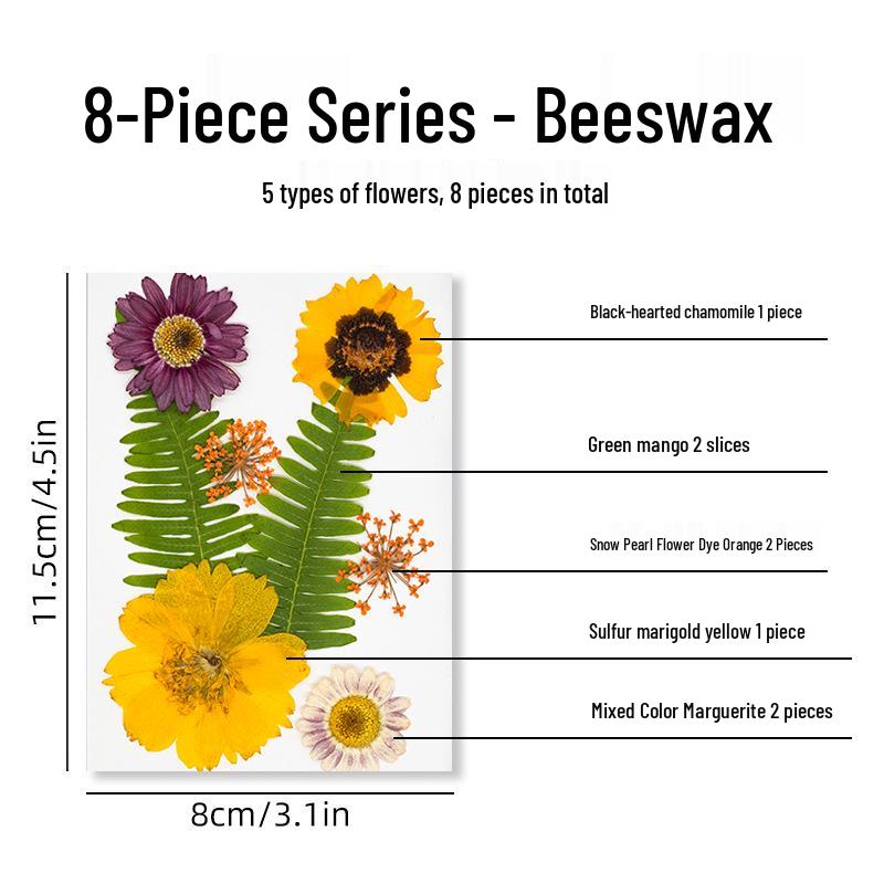 DIY Dried Flower Specimen Sticker Set for Kids: Handmade Pressed Flower Frames & Resin Bookmark Craft Kit