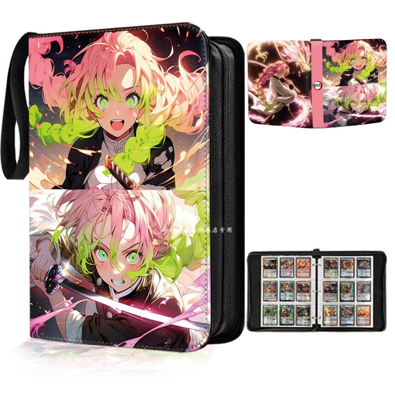 400PCS/900PCS Anime Cartoon  Blade 49 Grid Loose Leaf Zipper Peripheral Card Collection Book Children's Toys