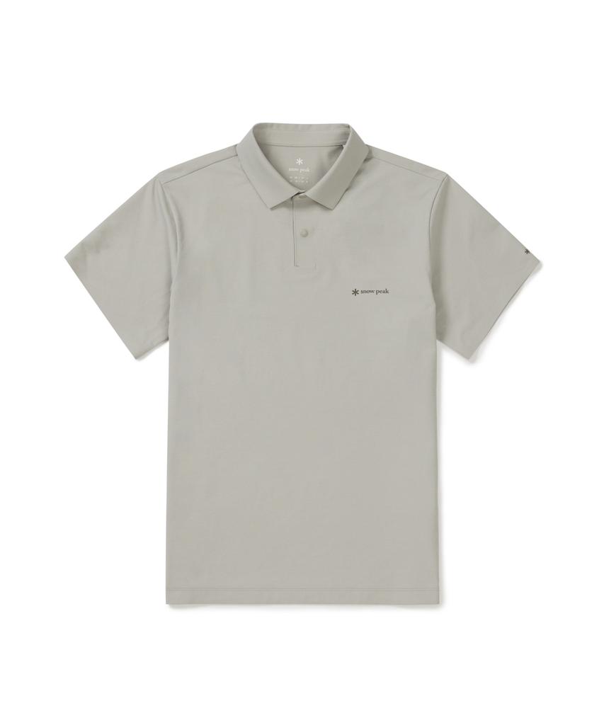 SNOWPEAK APPAREL Regen Quick-Dry Short Sleeve Polo Shirt (S26Mmtps50) Light Beige