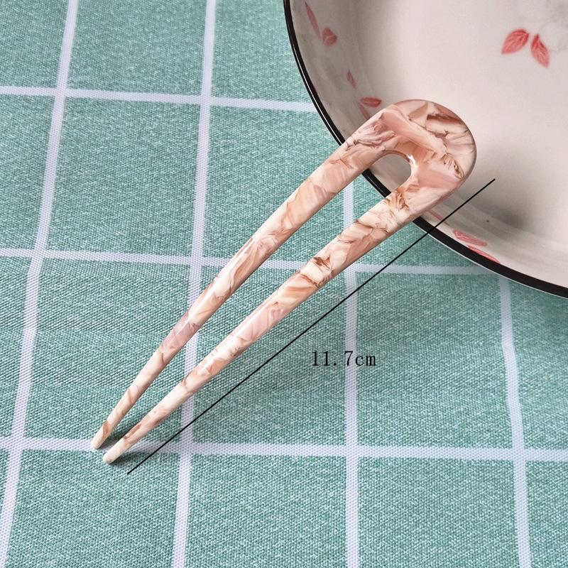 Fashion Hairpin Hair Sticks Women Hair Clip Elegant Colorful Acetate Hair Clips Girls Hair Sticks Hair Accessories Hairpin New