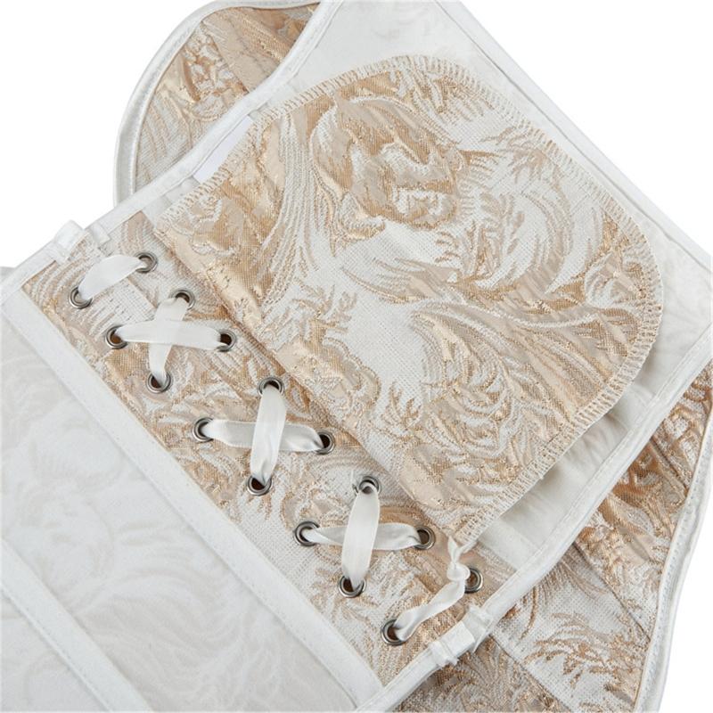 Lady Slimming Corset Elastic Rope Corset with Self Tie Rope Universal Women Banquets Dress Shirt Coat Strapless Vest