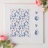 Flower Plant Butterfly Painted Pattern Polymer Clay Watercolor Transfer Paper Earring Jewelry Pottery DIY Water-soluble Stickers