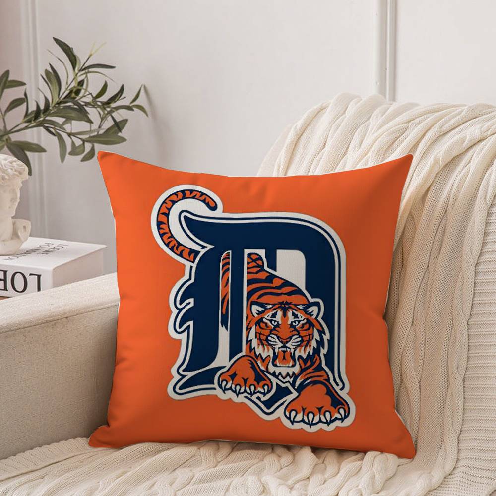 Decor T-Tigers D-Detroit Pillow Case Home Decor Throw For Sofa Bed Car Room Decor Gift Idea
