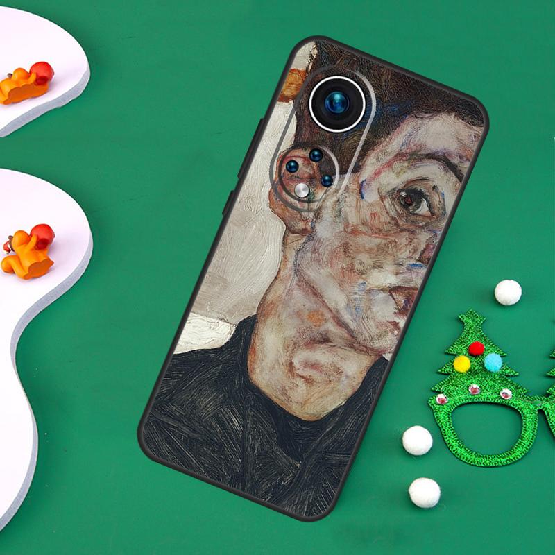 Egon Schiele Case For Honor Magic 7 Pro 6 5 50 70 90 200 Lite X9b X9a X8a X8b X7a X6a X8 X9 X9c Cover