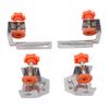 4PCS Drawer Panel Fixing Clamps Adaptive Margin Side Installation Cabinet Drawer Clamp for 10 30mm Outer Panels