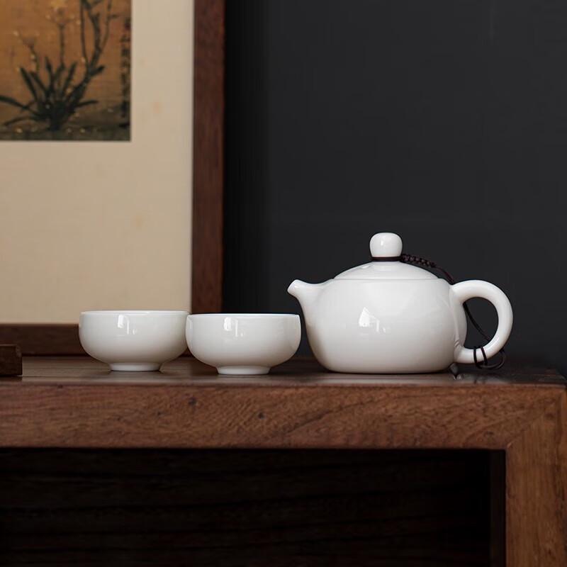 Dehua White Porcelain Kung Fu Tea Set