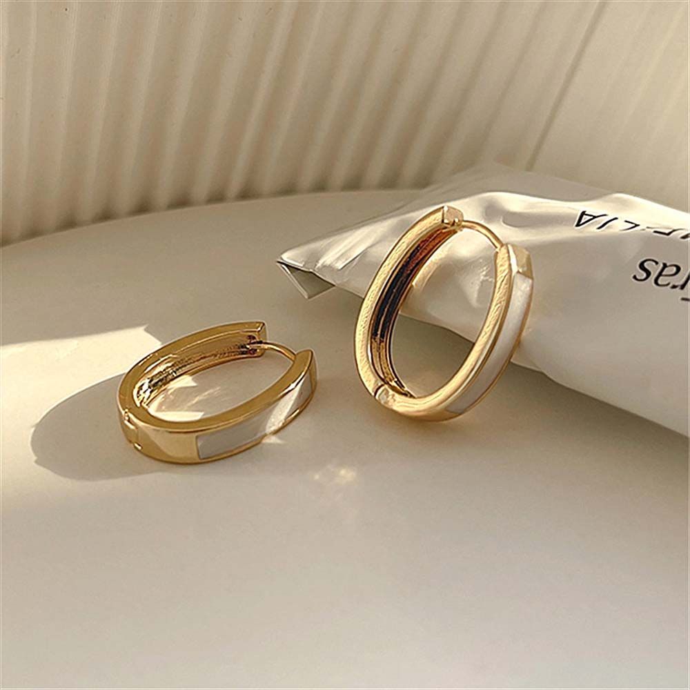 

Круглые модные украшения, универсальные серьги в корейском стиле для девочек, серьги-гвоздики из цинкового сплава, женские серьги-кольца