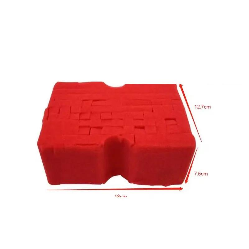Universal Large Cross Cut Durable Soft Foam Grid Sponge Rinseless Non Scratch Car Wash Tools Car Cleaning Accessories