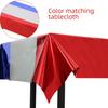 Festliches Rot-Weiß-Blaues Wasserdichtes Tischdecken für Unabhängigkeitstag-Feiern und Partys