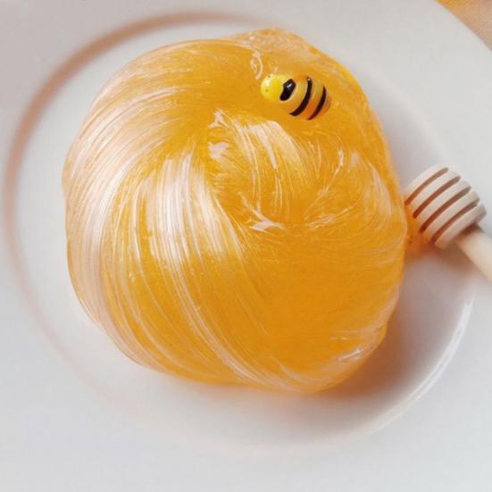 Honey Whipped Putty with Expanding Foam Scented DIY Fluffy Putty for Kids Non-Sticky Stress Relief Sensory Toy Fun Party Favor Gift for Creative Play