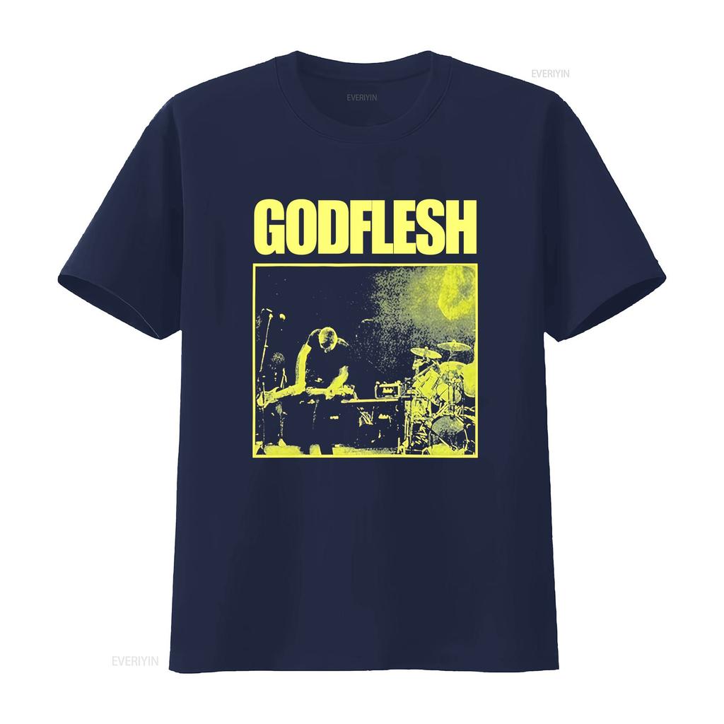 Godflesh Slateunisex Industrial Metal Band Rock T Shirt Bt648 Vintage Fashion Breathable Slightly Stretched Stylish Unisex