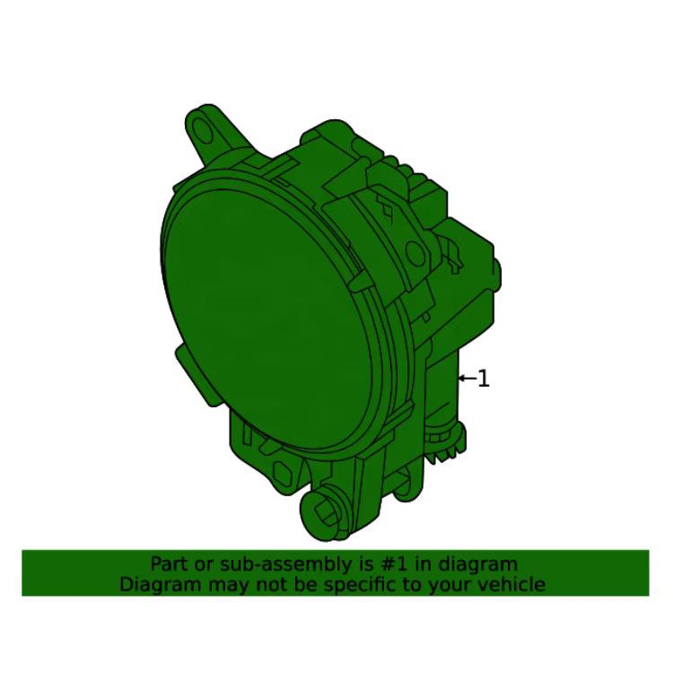 LR130799: Compatible Front Fog Light for 2020 Land Rover Defender