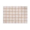Plush Velvet Tufted Grid Rug Bedroom Bathroom Entryway Non-Slip Absorbent Floor Mat
