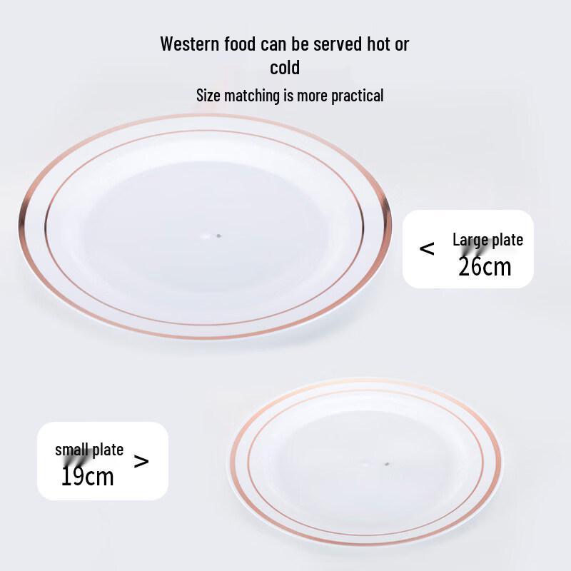 Zisiz Disposable Dessert Plates