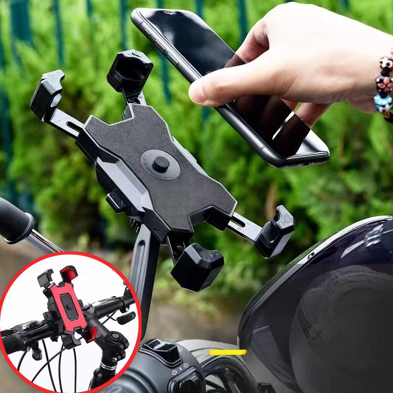 Anti Slip Riding Electric Bicycle Motorcycle Holder New 360 ° Rotatable Bicycle Phone Holder Mountain Bike Car Phone Holder Fix