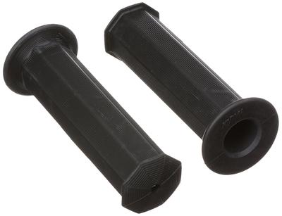 Kijima Motorrad Achteckig Gummi 125mm x Teile, Griffe, 22,2mm Durchmesser, Nicht-Durchdringender Typ, Universal, Schwarz, 201-196