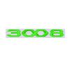 For Peugeot 3008 GT Car 3D Metal Letters Logo Badge Decals Sticker Car Auto Rear Trunk Alphabet Emblem Styling Stickers MM35
