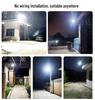 High Power Waterproof Outdoor Solar Street Lamp for Household and Rural Yards