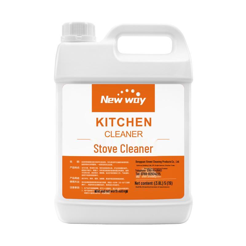 Multi-Purpose Kitchen Cleaner: Stove, Grill, Range Hood & Heavy Oil Floor