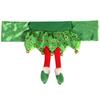 1Pc Chair Cover Girl Skirt Christmas Elf Christmas Decoration Santa Claus Belt DIY Christmas Dinner Seat Cover