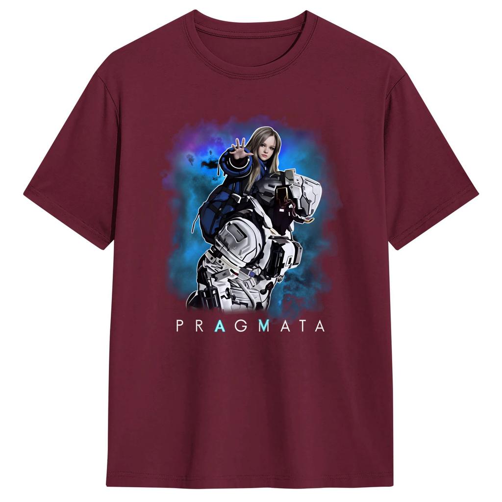 Pragmata Diana Scifi Gamer TShirt Unisex Aesthetic TShirts Summer O Neck Novelty Tees Print Oversized Clothes