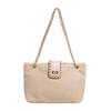 Fashion foreign shoulder bag withered grid chain bag niche trend casual handbag large capacity tote bag