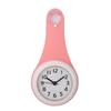 Plastic Hanging Bathroom Clock White Pink Blue Anti-Fog Clock Shower Clock  Bathroom Kitchen Shower