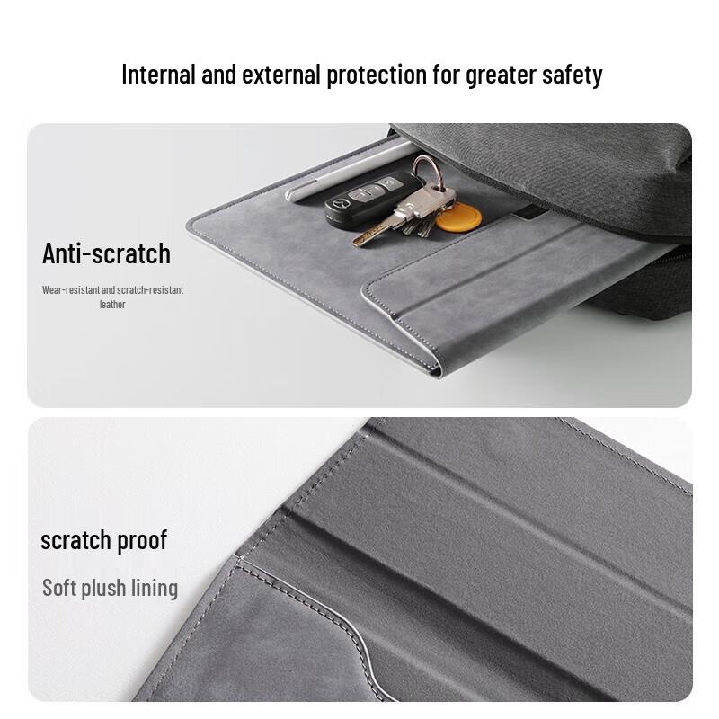 UGREEN 14-inch PU Leather Laptop Sleeve