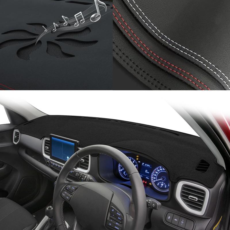 for Hyundai Venue 2024 - Special ized Dashboard Cover Anti‑Glare Sunshade Pad Dash Mat Interior Accessories