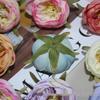 Rose & Camellia Bud Artificial Flowers DIY Hairpin Headwear for Weddings & Festivals