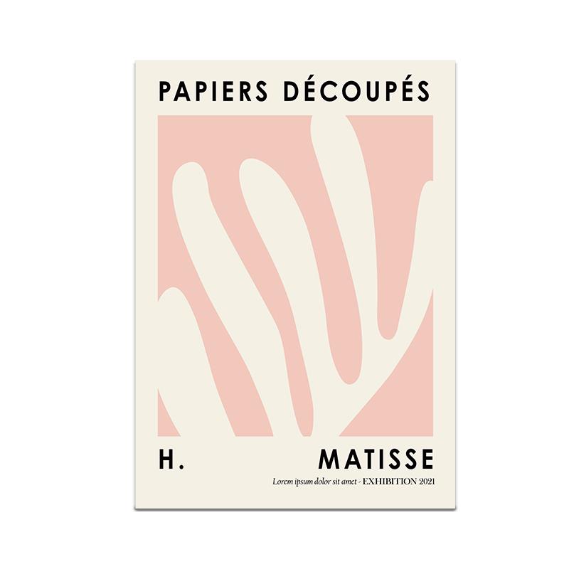 Abstrakte Linien Leinwandmalerei Poster Nordisch Matisse Wandkunst Druck Dekoratives Mädchenbild Modernes Wohnzimmer Heimdekor Ungerahmt