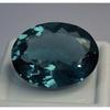 Stunning Teal Blue Tourmaline Natural Oval Cut 24-26 Ct Certified Gemstone