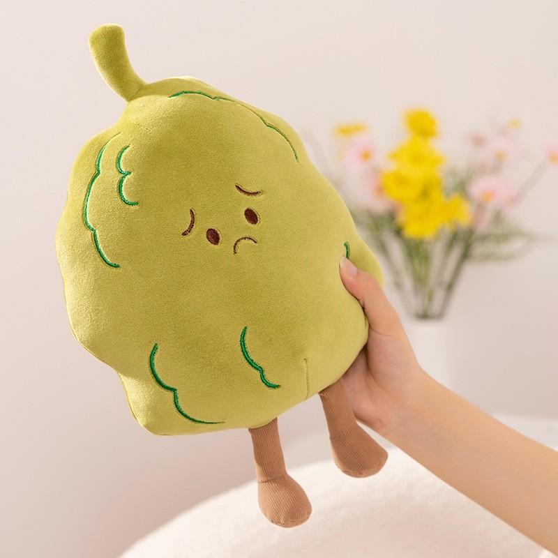Watermelon Fruit Cartoon Hami Melon Durian Bitter Melon Plush Play Doll Sofa