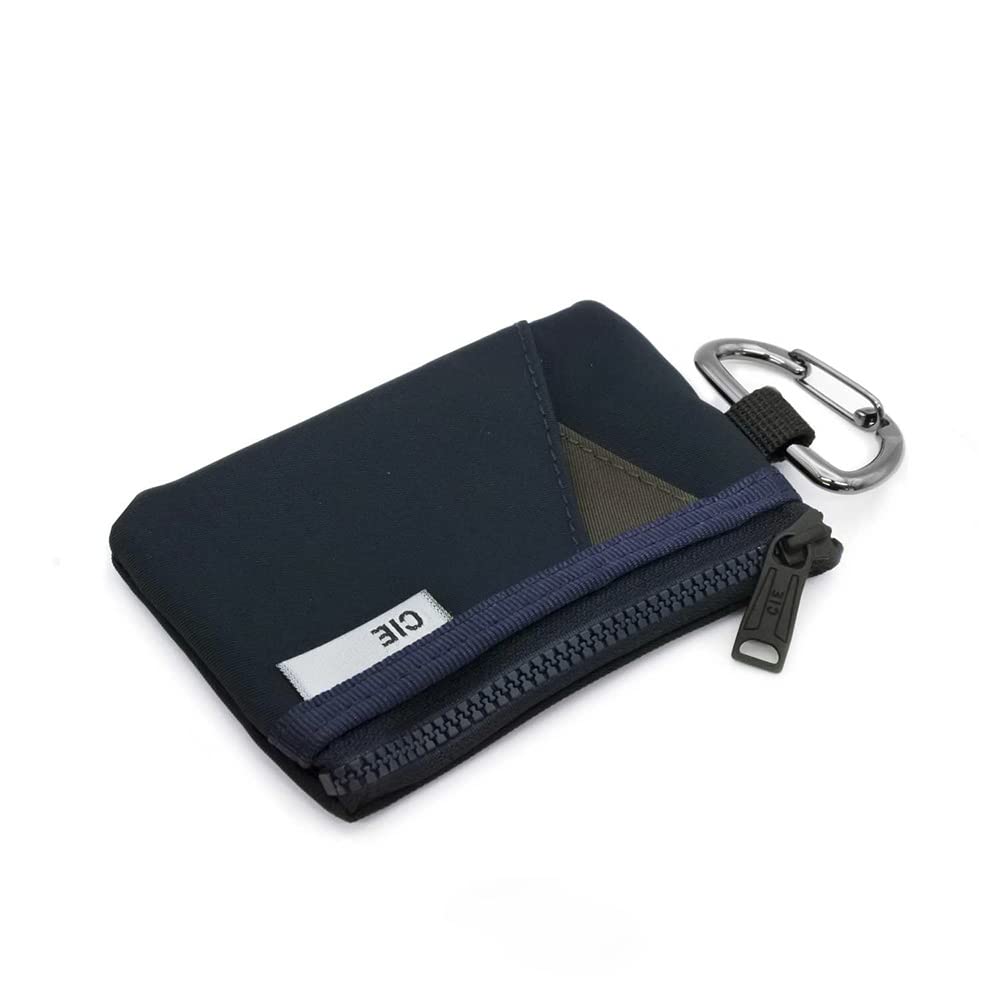 

CIE SLANT COINCASE Slant Coin Case Compact Coin Purse Cordura PVC Portable Waterproof Durable Wallet Mini Wallet Coin Case Navy [Nakota] Men s Women s
