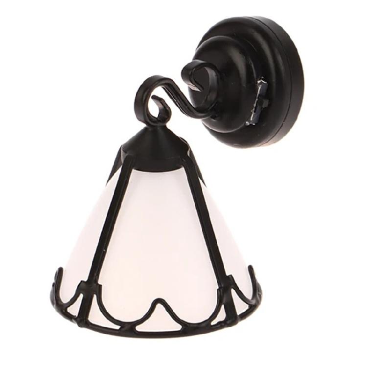 

1:12 Dollhouses Living Room Wall Sconce Kid LED Wall Lamp Toy Furniture House Wall Lamp Dollhouses Furniture for Girl 1