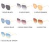 2021 European and American Square Frame Sunglasses with Rice Nail Grooved Lenses for Women