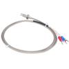 BERM K Type Thermocouple M6 Inch Screw Temperature Sensor Probes Wire 0‑400 celsius  1meter