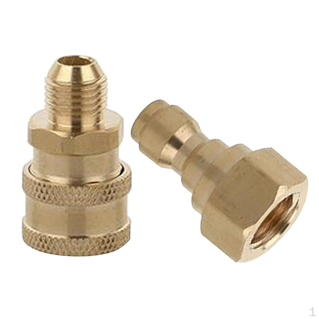 2pcs Pressure Washer Garden Connect Set M14 Male Thread & M1