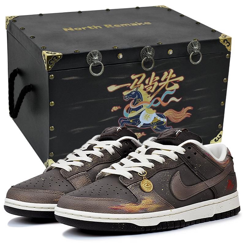 

Nike Dunk Стійкі до стирання Низькі Скейтбордичні кросівки Чоловічі IH7333-200(Team1676-S-BOX) 42