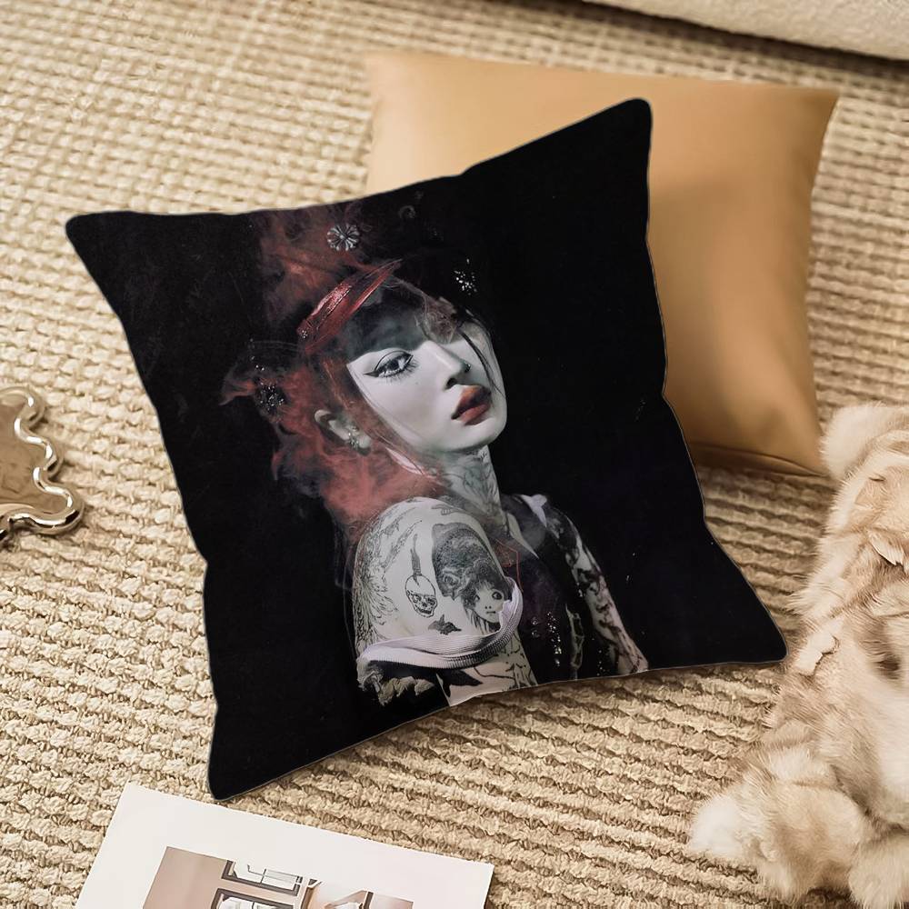 Y-Yeule Evangelic Girl Pillow Case Anti-dustmite Invisible Zipper Sofa Bed