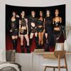 Korea Kpop Band KKatseye Hanging Bohemian Tapestry Bohemian Wall Tapestries Mandala Kawaii Room Decor