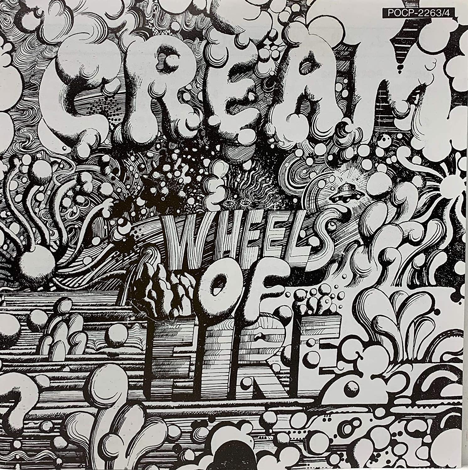 

CD CREAM - Wheels Of Fire POCP22634 Polydor 1993 Japan Rock Used
